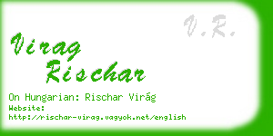 virag rischar business card